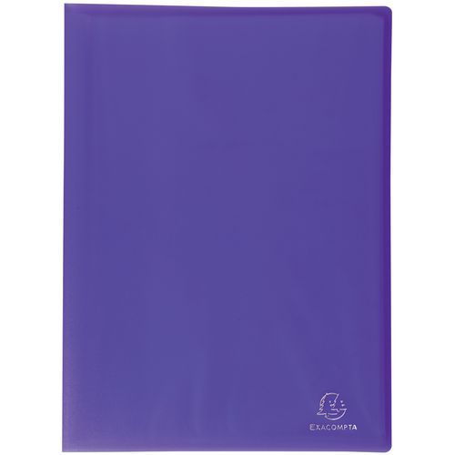 Portalistini in PP semirigido Chromaline 60 facciate A4 viola,