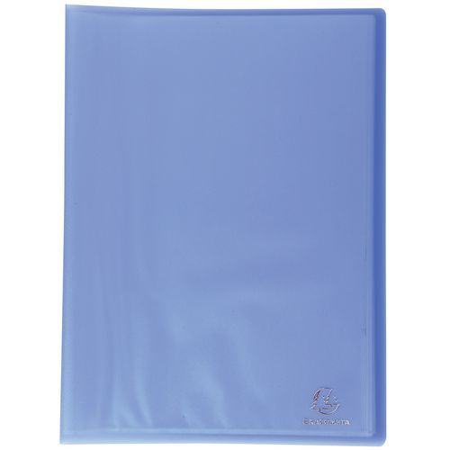 Portalist. PP Semirigido saldati 80 facciate A4 blu,