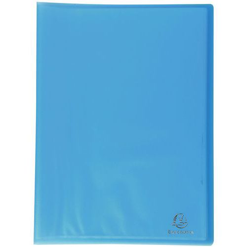 Portalist. PP Semirigido saldati 80 facciate A4 turchese,