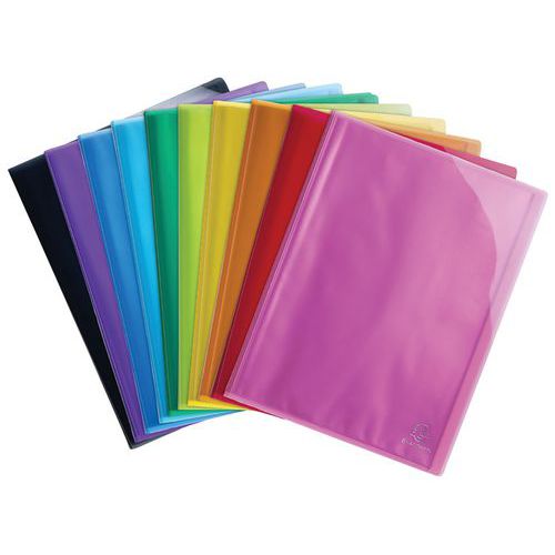 Portalist. PP semirigido Iderama 40 facciate A4 col. assort,