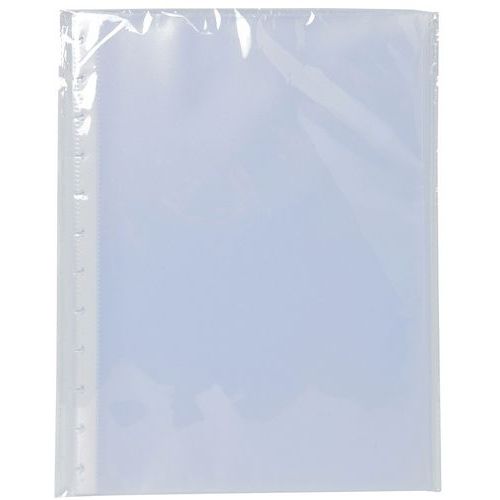 Ricarica 10 bustine in PP effetto buccia d'arancia per portalist. ad anelli.,