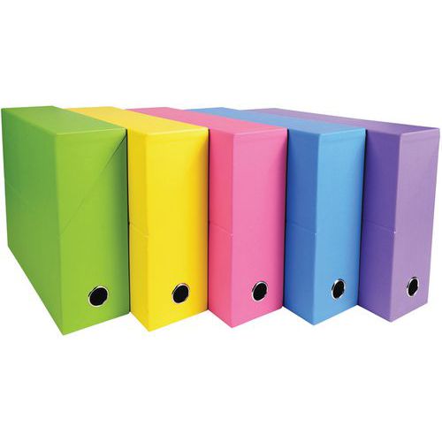 Scatola trasloco e trasferimento con retro da 90 mm Salsa colori assortiti,