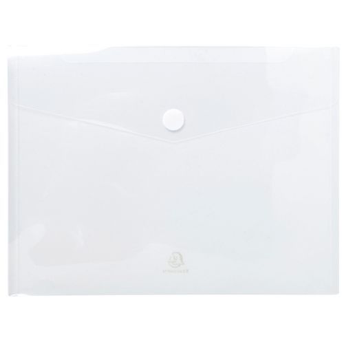 Confezione da 5 custodie buste PP - A4 - Trasparenti,