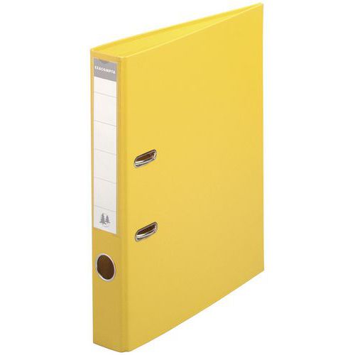 Raccoglitore a leva export in PVC A4, retro da 50 mm Giallo,