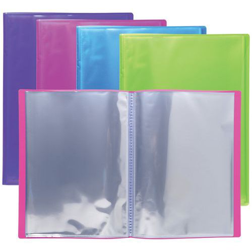 Portalist. PP semirigido Iderama 60 facciate A4 col. assort,