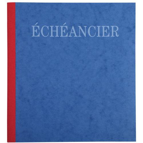 Registro rilegato 21 x 19 cm scadenzario prestampato libro giornale da 80 pagine,