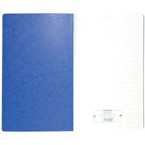 Registro rilegato 40 x 24 cm - Registro presenze 46 righe, 80 pagine,
