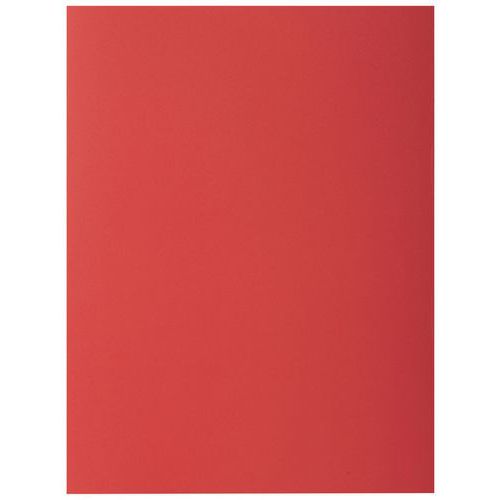 Confezione da 50 cartellette 2 lembi ROCK''S 210 - 24 x 32 cm rosso,