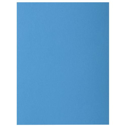 Confezione da 50 cartellette con 2 lembi ROCK''S 210 - 24 x 32 cm blu,