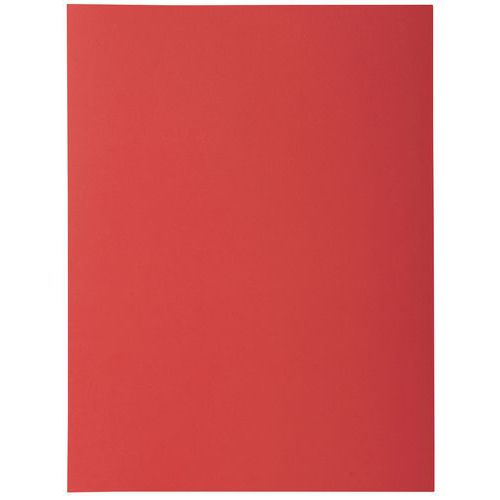 Confezione da 50 cartellette 1 lembo ROCK''S 210 - 24 x 32 cm rosso,