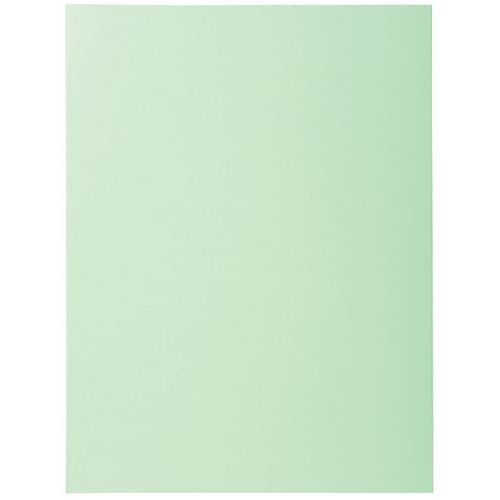 Confezione da 50 cartellette 2 lembi SUPER 210 - 24 x 32 cm - verde,