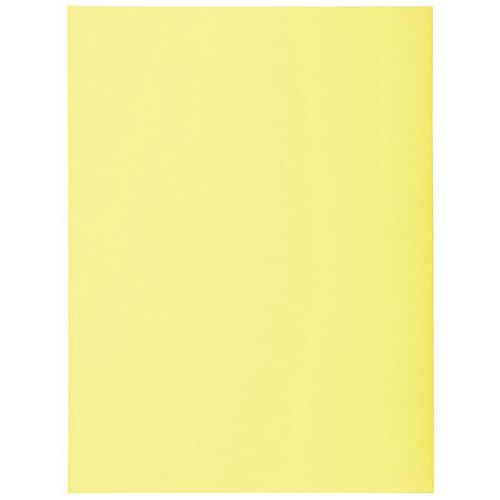 Confezione da 50 cartellette 2 lembi SUPER 210 - 24 x 32 cm - canarino,