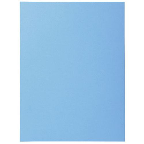 Confezione da 50 cartellette 2 lembi SUPER 210 - 24 x 32 cm - blu,