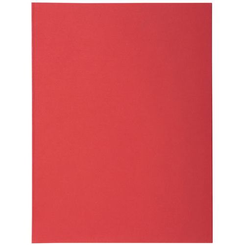 Confezione da 50 cartellette 2 lembi SUPER 210 - 24 x 32 cm - rosso,