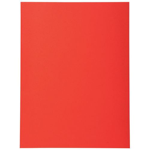 Confezione da 50 cartellette Forever 170, 100% riciclate 24 x 32 cm rosso,
