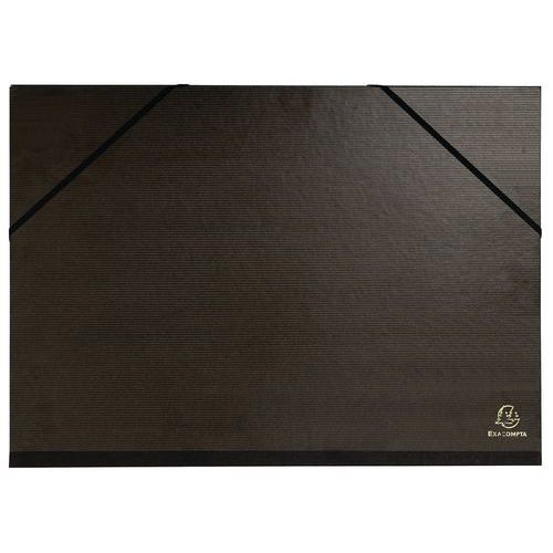 Cartella da disegno nero verniciato + elast 32 x 45 cm A3 Nero,