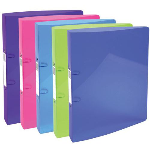 Racc. 2 an. 30 mm IDERAMA PP 7/10 A4 max 5 col. assort.,