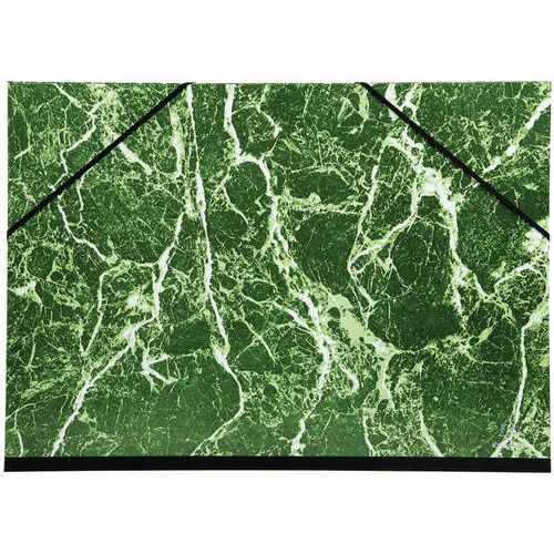 Cartella da disegno in cart. marmorizzato verniciato per formato 1/2 50 x 65,