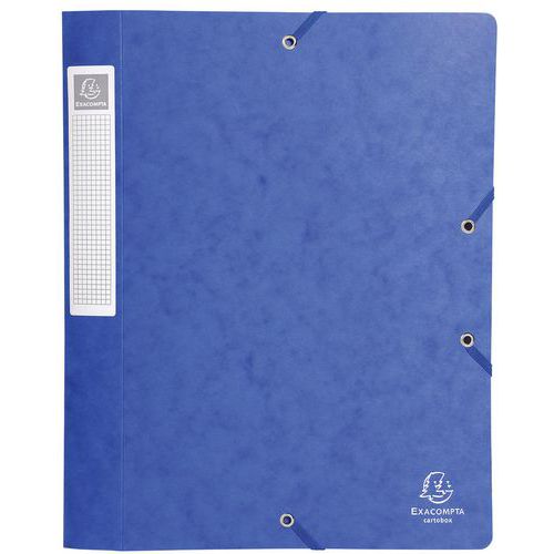 Scat. portadoc. Cartobox Retro 25 mm cart lucido A4 blu,