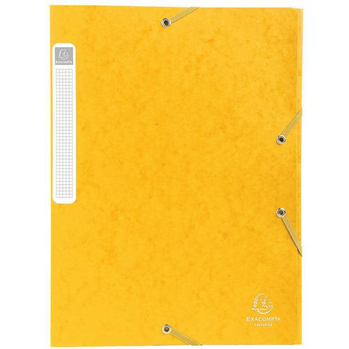 Scat. portadoc. Cartobox Retro 25 mm cart lucido A4 giallo,