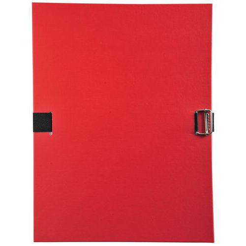 cart. con cinghia e retro estend. + lem. E fibbia rossa,