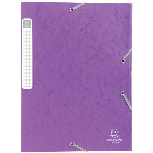 Scat. portadoc. Cartobox Retro 25 mm cart lucido A4 malva,