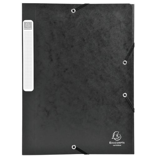 Scat. portadoc. Cartobox Retro 40 mm cart lucido A4 nero,