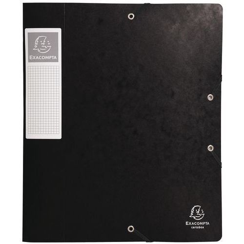 Scat. portadoc. Cartobox Retro 60 mm cart lucido A4 nero,