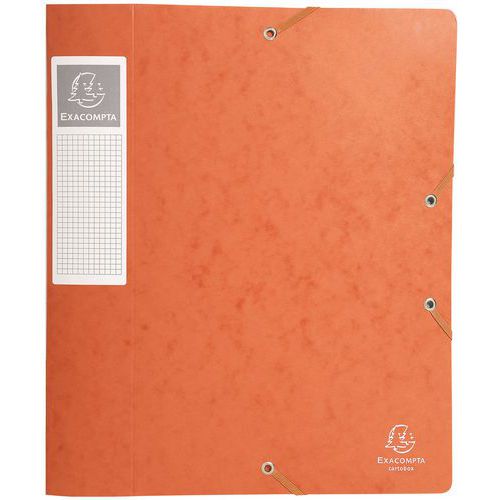 Scat. portadoc. Cartobox Retro 60 mm cart lucido A4 arancione,