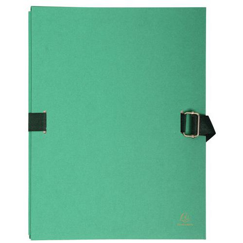 Cartelletta con retro estendibile con lembo in carta 24 x 32 cm verde chiaro,