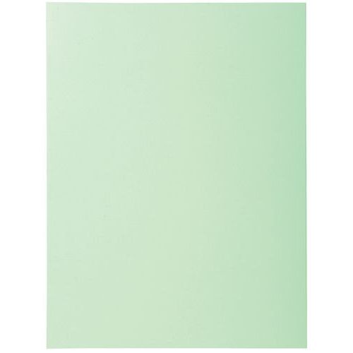 Confezione 100 cartellette SUPER 210 - 24 x 32 cm - verde chiaro,