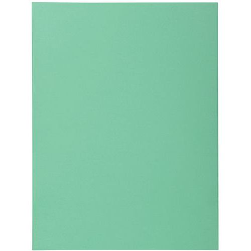 Confezione 100 cartellette SUPER 210 - 24 x 32 cm - verde acceso,
