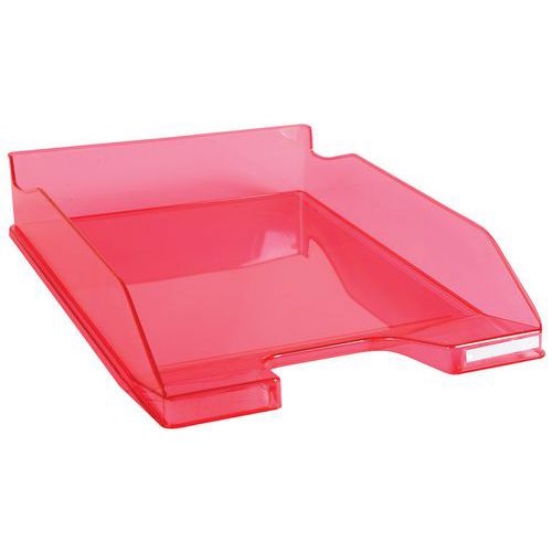 Portadocumenti posta MIDI-COMBO lampone trasparente,