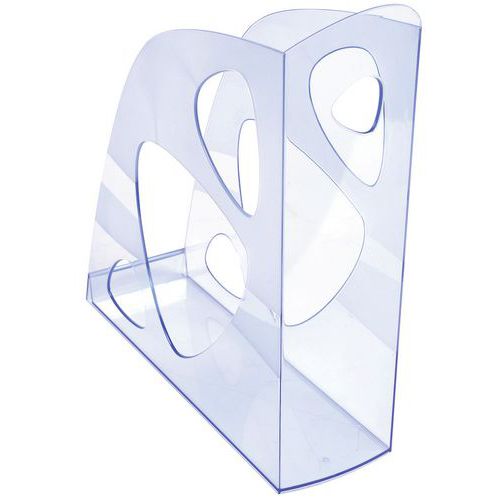 Portariviste Ecomag blu ghiaccio trasparente,