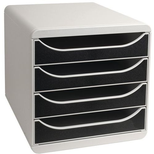 BIG BOX grigio lucido, nero,