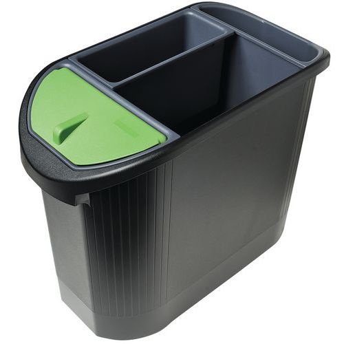 Cestino Ecologico nero-antracite,