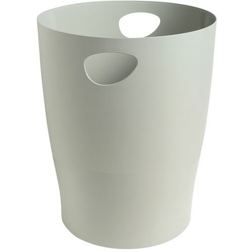 Cestino ECOBIN 15 litri con manici grigio,