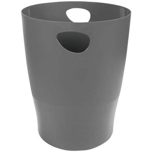 Cestino 15 litri ECOBIN grigio topo,