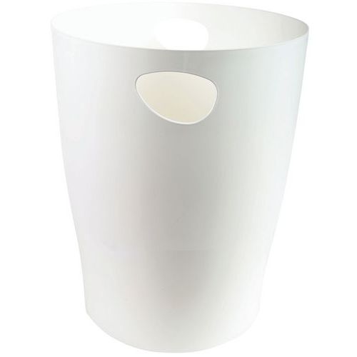 Cestino 15 litri ECOBIN bianco,