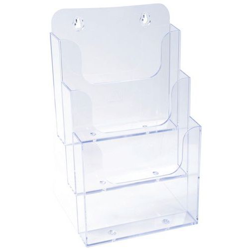 Dispenser formato A5 3 scomparti - Crystal,
