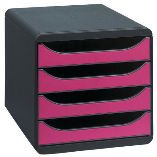 BIG BOX Iderama nero, lampone,