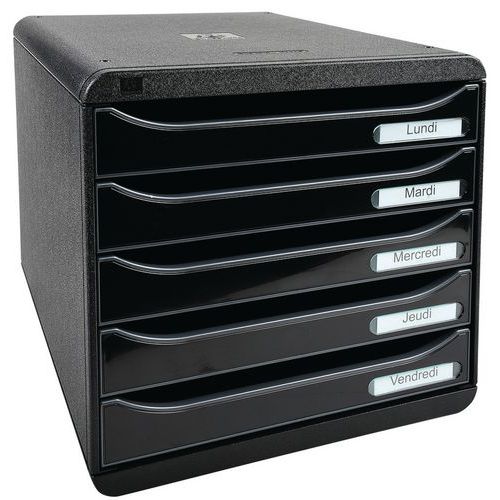 BIG-BOX PLUS Glossy Nero/Nero lucido,