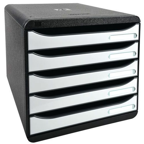 BIG-BOX PLUS Glossy Nero/bianco lucido,