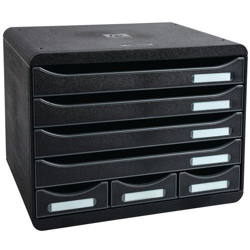 STORE-BOX MINI 7 cassetti ECOBlack nero,