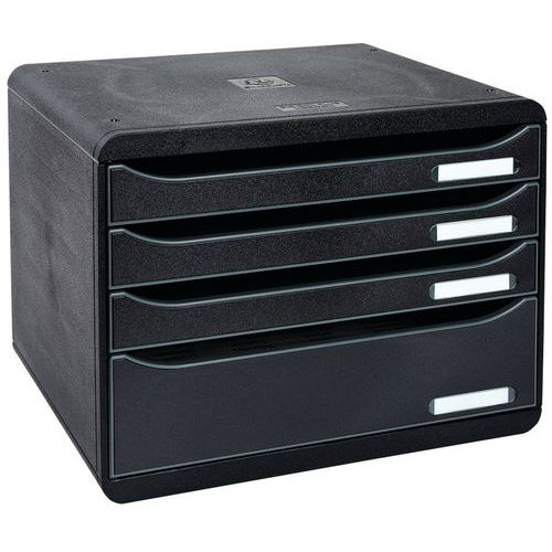 BIG-BOX PLUS HORIZON MAXI 4 cassetti nero,