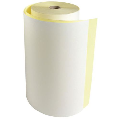 Rotolo Telex 210 x 120 x 25 x 70 - 2 copie carta chimica autocopiante,