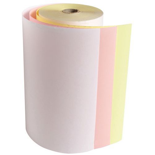 Rotolo Telex 210 x 120 x 25 x 47 - 3 copie carta chimica autocopiante,