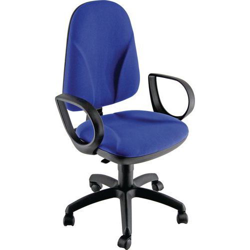 Sedia TEAM IGNIFUGO blu sagomata bracc.opz,