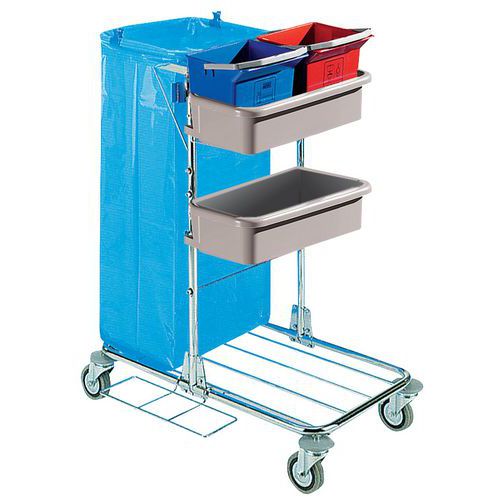 Carrello Per Pulizie In Metallo 83 X 57 X 105,