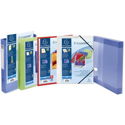 Racc. 2 an. 15 mm PP Chromaline 5/10 Krea C A4 col. assort,